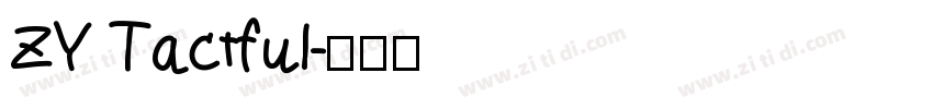 ZY Tactful字体转换